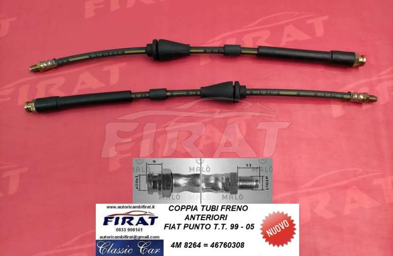 TUBO FRENO FIAT PUNTO 99 - 05 ANT. (8264)